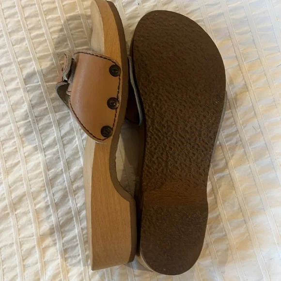 Vintage original Dr. Scholl’s wooden clogs still has original tags on them 8 - Picture 4 of 4